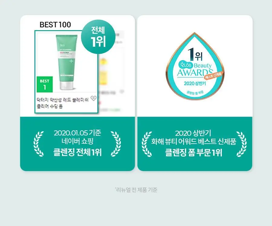 [증정/약산성] 닥터지 약산성 레드 블레미쉬 클리어 수딩 폼 기획2종 택 1(150ml+75ml/150ml+150ml) 상세페이지 8